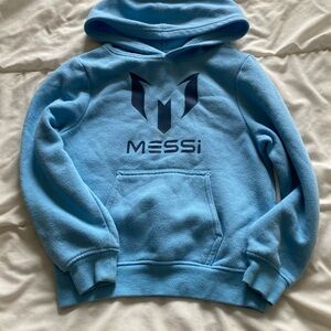 MESSi Kids Light Blue Hooded Sweatshirt 4-5T